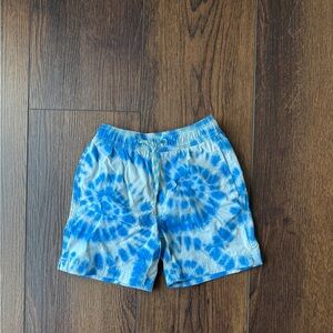 Crewcuts Blue Tie-Dye Kids Swim Trunks Sz 6